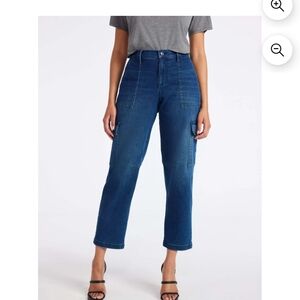 Sofia by Sofia Vergara Dark Blue Ankle Jeans